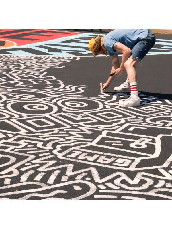 Komplet klocków magnetycznych, motyw artystyczny Tiny&Mighty