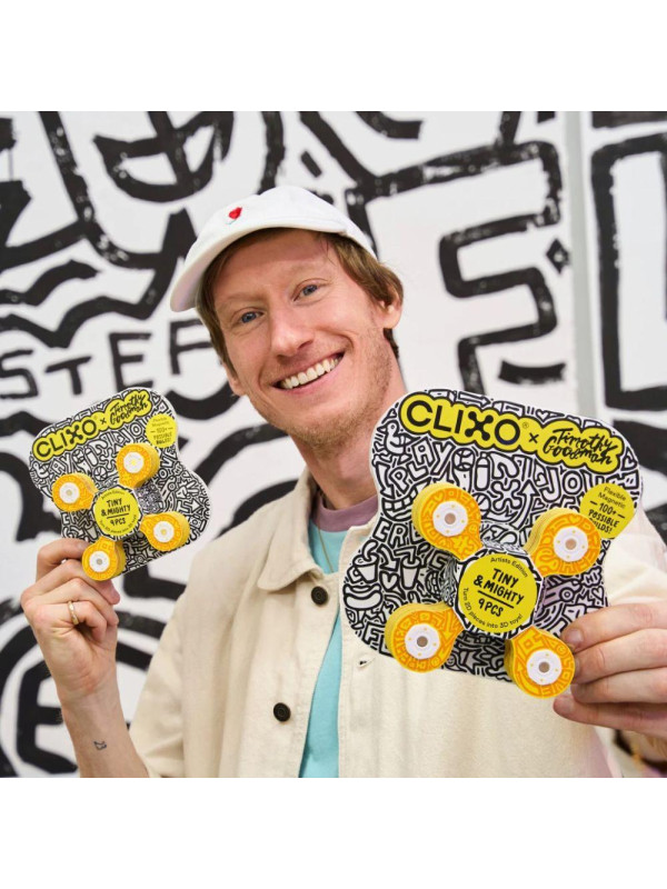 Komplet klocków magnetycznych, motyw artystyczny Tiny&Mighty