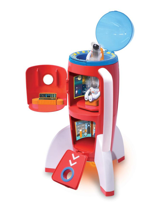 Duża rakieta kosmiczna z astronautami 63114