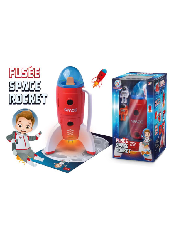 Duża rakieta kosmiczna z astronautami 63114