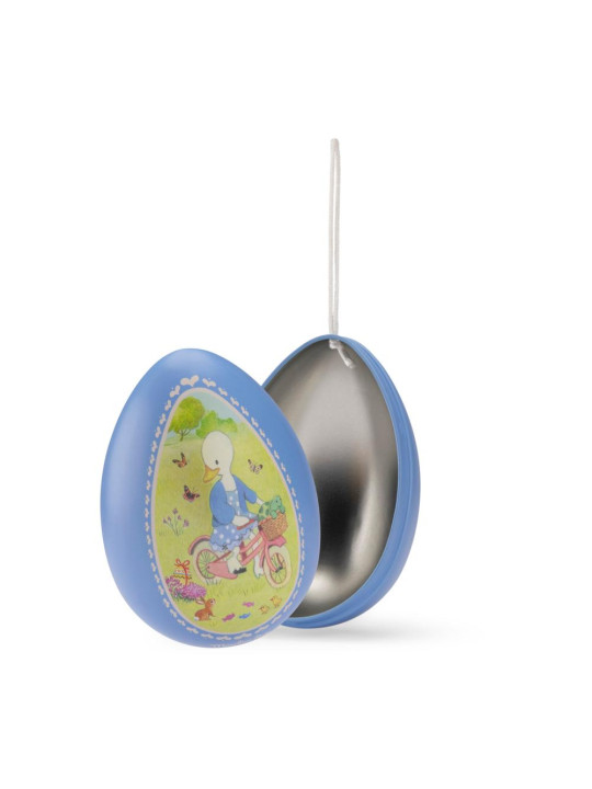 Otwierane metalowe jajko 13 cm 632306