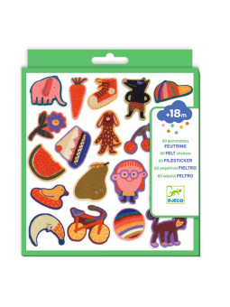 Filcowe naklejki dla maluchów ŚMIESZKI DJ00951