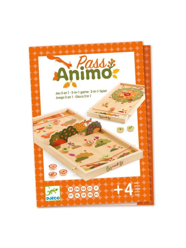 Drewniana gra zręcznościowa PASS ANIMO DJ02200