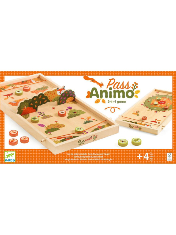 Drewniana gra zręcznościowa PASS ANIMO DJ02200