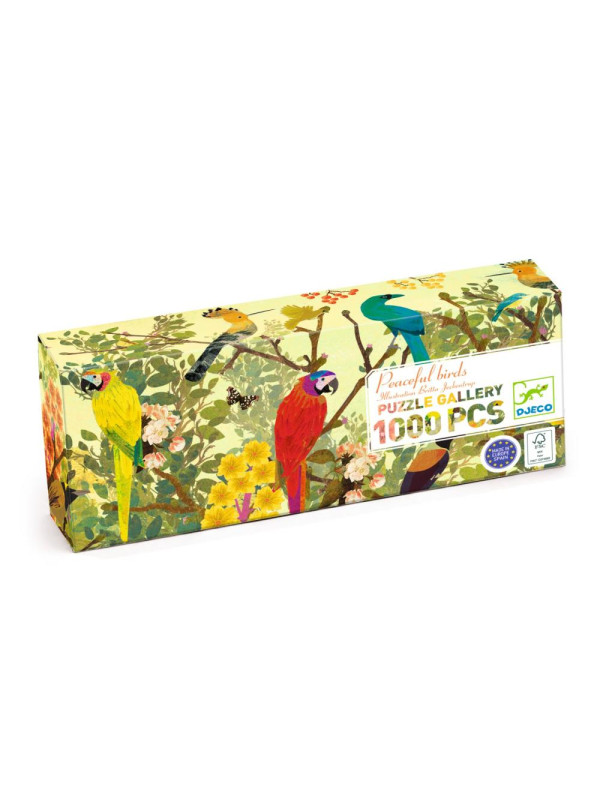 Puzzle tekturowe SPOKOJNE PTAKI 1000 elem .DJ07687