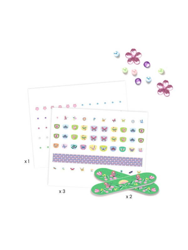 Naklejki na paznokcie MOTYLE DJ09238