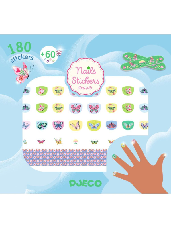 Naklejki na paznokcie MOTYLE DJ09238