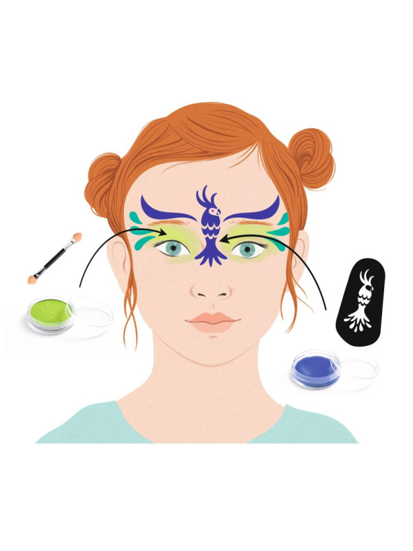 Farby do malow.twarzy z akcesoriami TUKAN DJ09246 