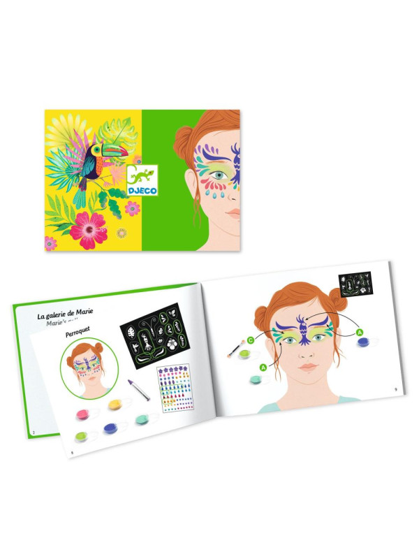 Farby do malow.twarzy z akcesoriami TUKAN DJ09246 