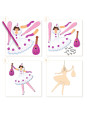 Zestaw ruchome postacie BALETNICE DJ09649