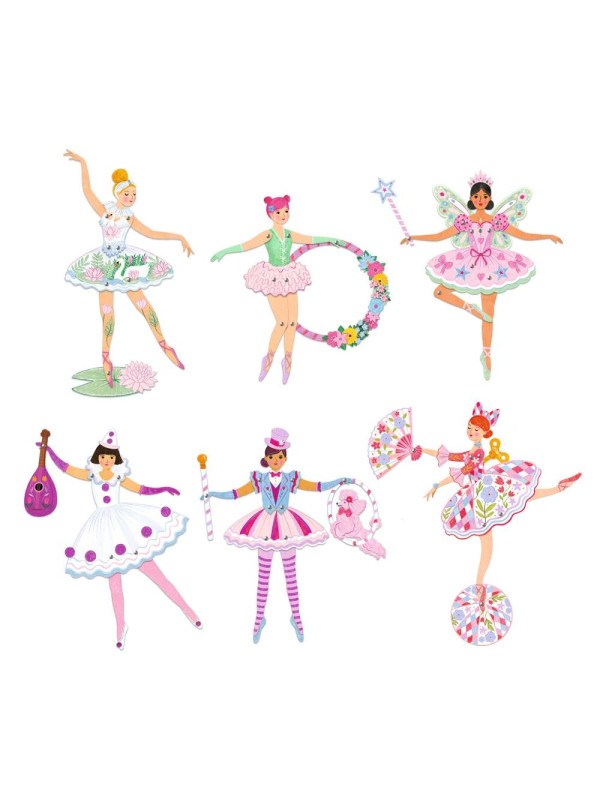 Zestaw ruchome postacie BALETNICE DJ09649