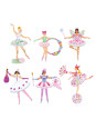 Zestaw ruchome postacie BALETNICE DJ09649