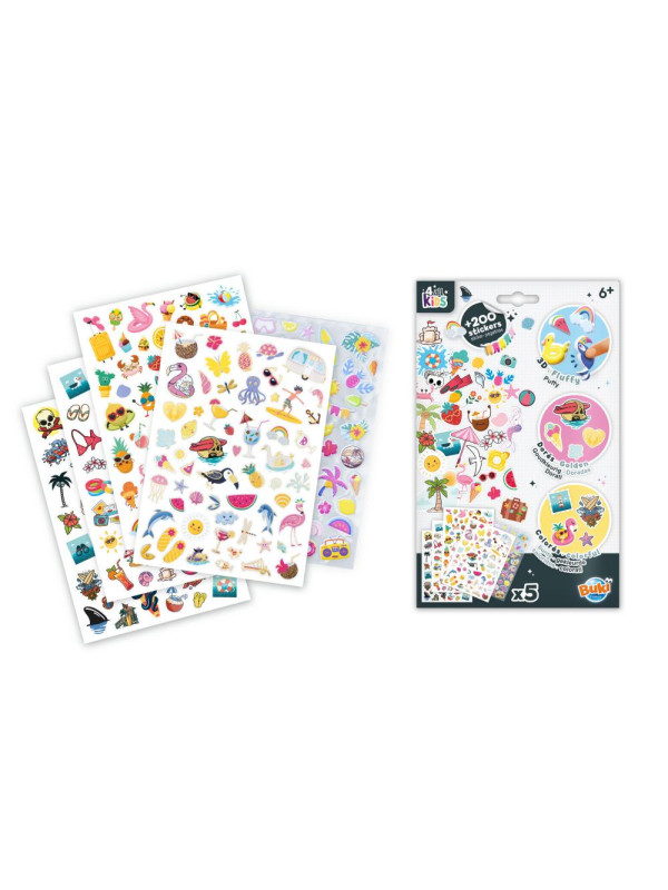 Zestaw naklejek +200 LATO FK018