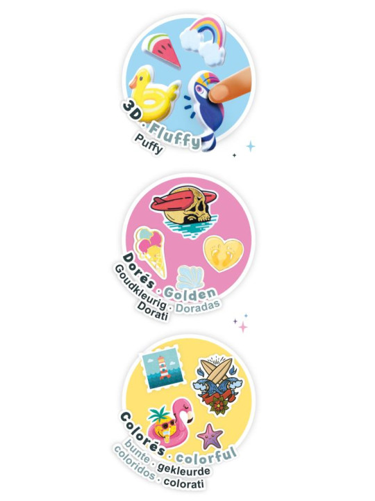 Zestaw naklejek +200 LATO FK018