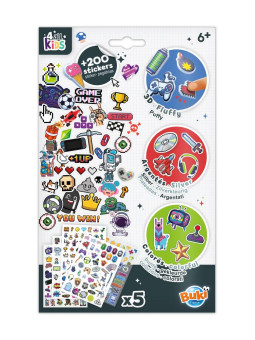 Zestaw naklejek +200 GRY FK019