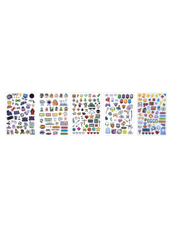 Zestaw naklejek +200 GRY FK019