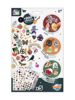 Zestaw naklejek +200 FANTASTYKA FK020