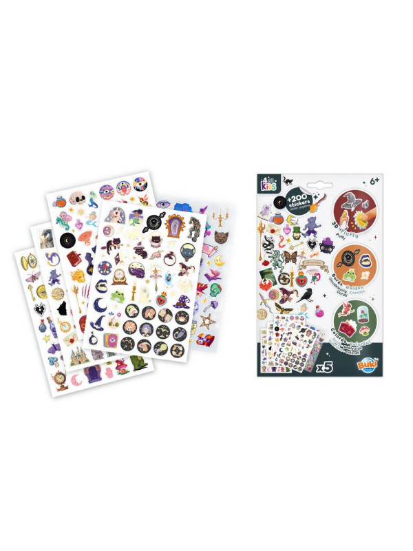 Zestaw naklejek +200 FANTASTYKA FK020