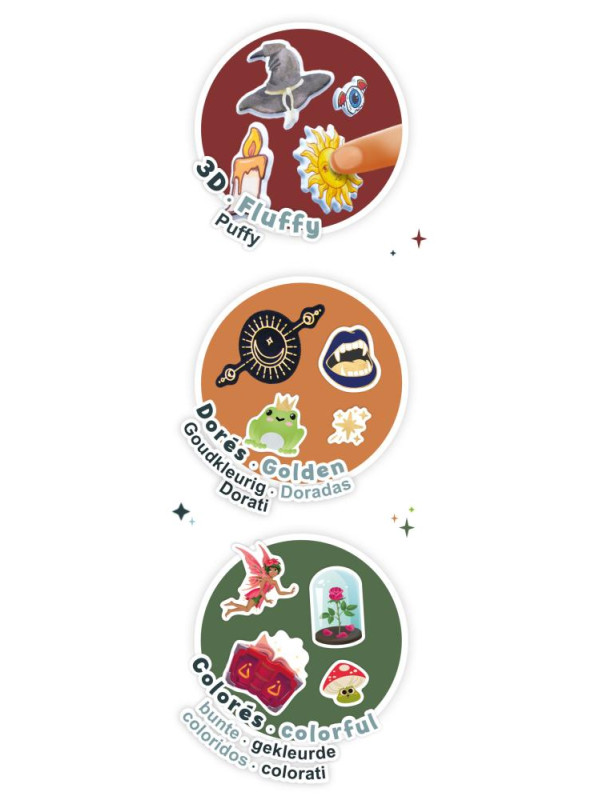 Zestaw naklejek +200 FANTASTYKA FK020