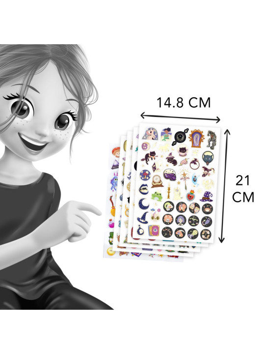 Zestaw naklejek +200 FANTASTYKA FK020