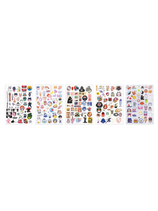 Zestaw naklejek +200 MANGA FK021