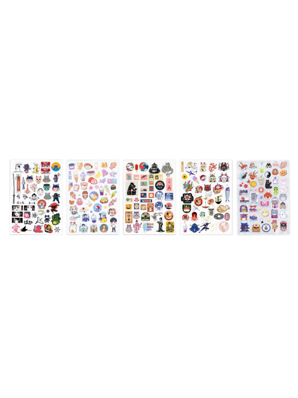 Zestaw naklejek +200 MANGA FK021