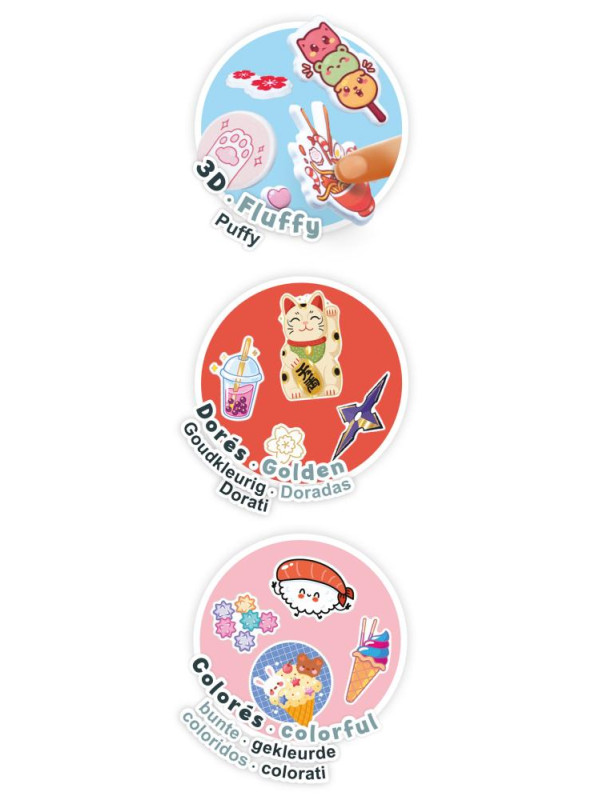 Zestaw naklejek +200 MANGA FK021