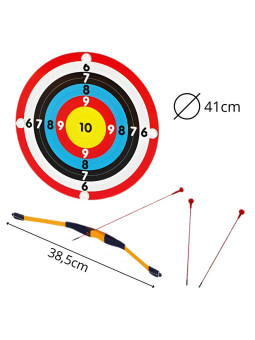 MASTERKIDZ Zestaw Łucznika Do Tablicy STEM Łuk + Tarcza + Strzały