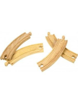 Zestaw do rozbudowy torów - 4 sztuki, do zabawy , wyposażenie kolejek