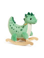 CLASSIC WORLD Miękki Pluszowo-Drewniany Bujak Dinozaur na Biegunach