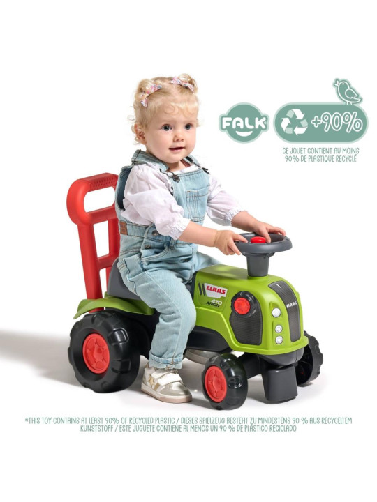 FALK Jeździk Traktor Pchacz Baby Claas Arion 470 z Klaksonem