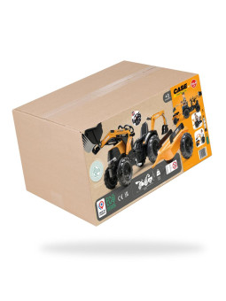 FALK Traktor na Pedały Case CE z Koparką Ładowarką i Przyczepą 3-7 lat