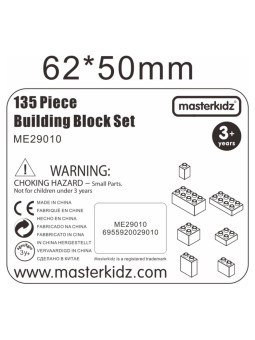 MASTERKIDZ Zestaw Klocków Konstrukcyjnych STEM 135 el.