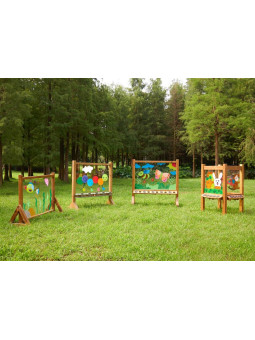 MASTERKIDZ Przezroczysta Akrylowa Tablica Malarska + Kubeczki