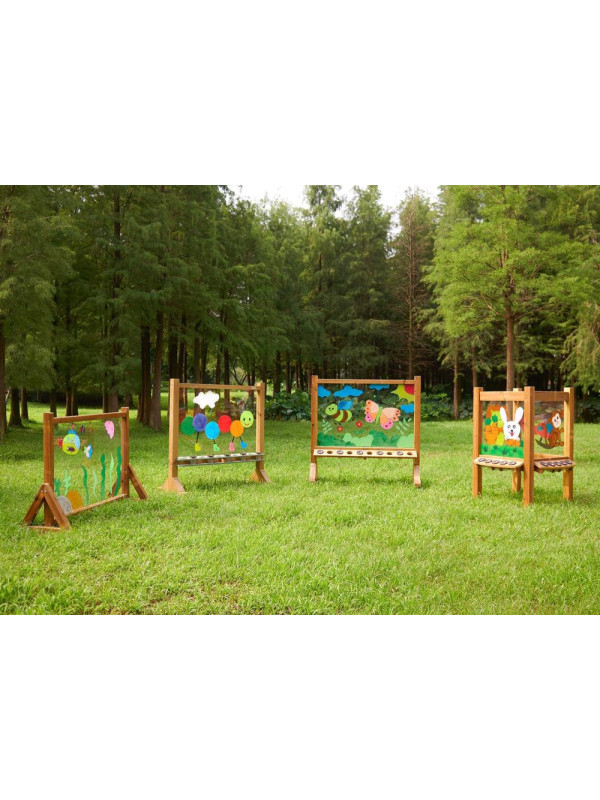 MASTERKIDZ Przezroczysta Akrylowa Tablica Malarska + Kubeczki