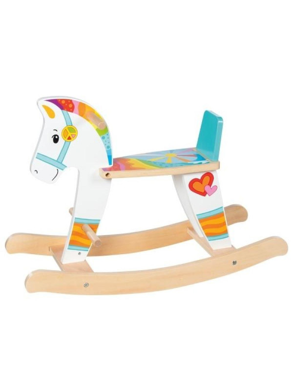 Kolorowy konik na biegunach - Sunny