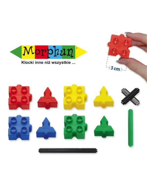 Morphun Zestaw klocków Zwierzątka, 252 el.