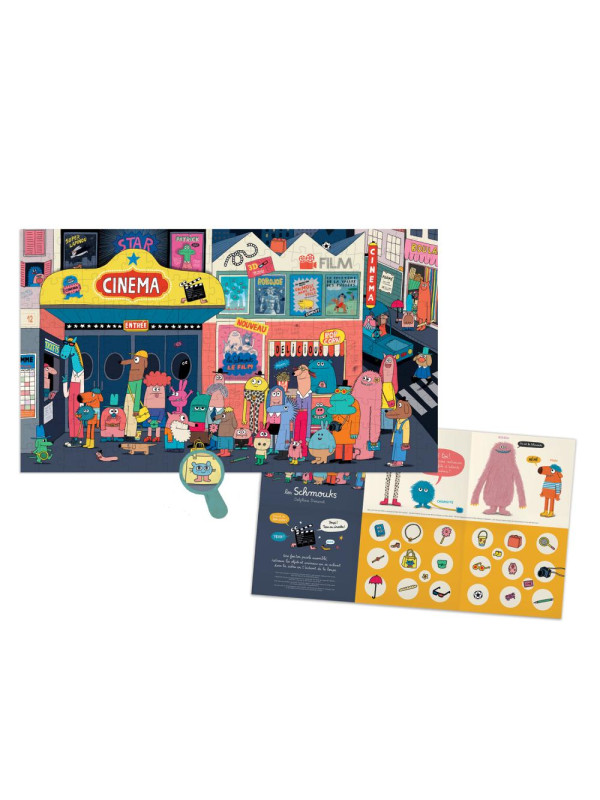 Puzzle WYJŚCIE DO KINA 200 el. 60x35cm 716441