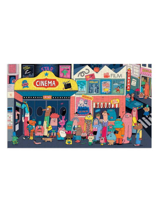 Puzzle WYJŚCIE DO KINA 200 el. 60x35cm 716441