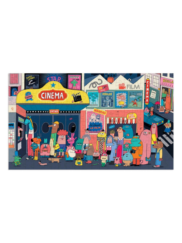 Puzzle WYJŚCIE DO KINA 200 el. 60x35cm 716441
