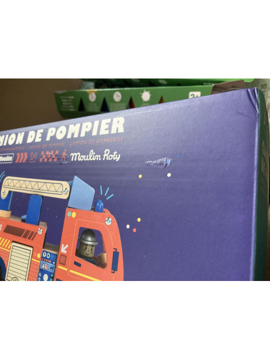 Drewniany pojazd straż pożarna 725734