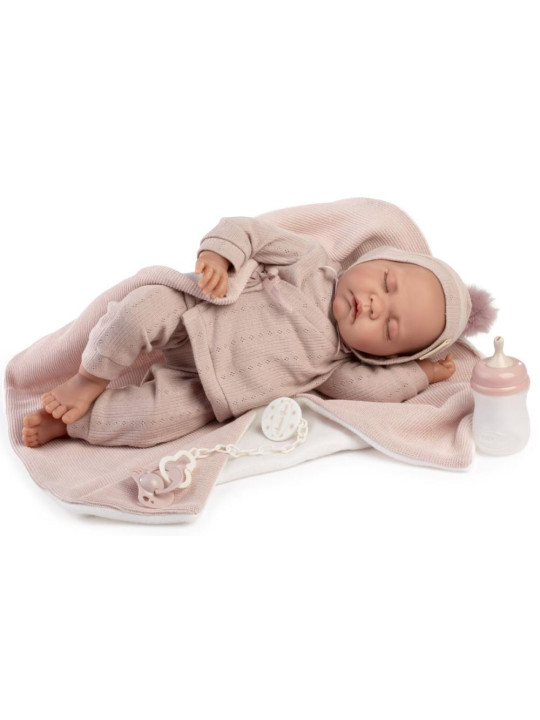 Lalka Luna z zamkniętymi oczami Antonio Juan 33022 - 42 cm, Brzuszek: Miękki