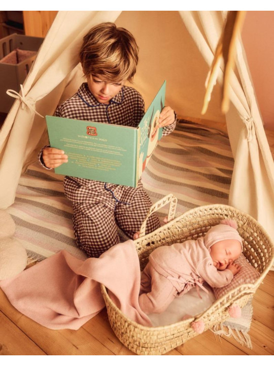 Lalka Luna z zamkniętymi oczami Antonio Juan 33022 - 42 cm, Brzuszek: Miękki