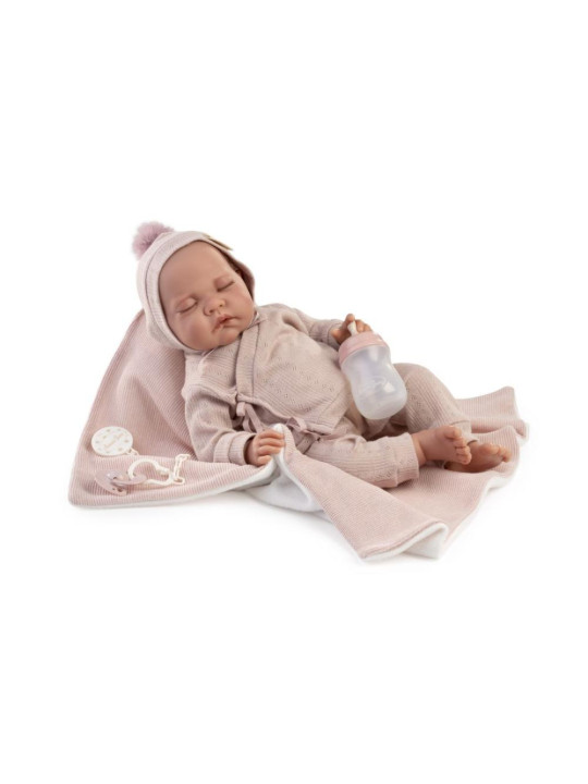 Lalka Luna z zamkniętymi oczami Antonio Juan 33022 - 42 cm, Brzuszek: Miękki