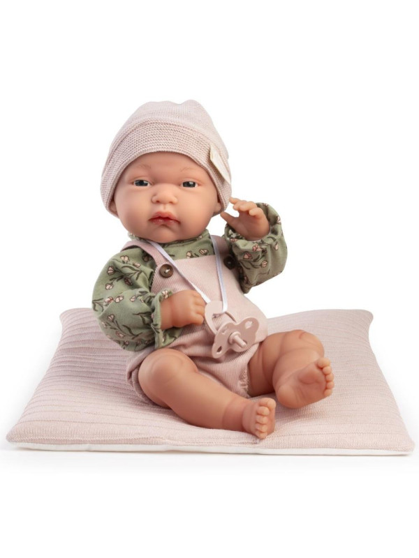 Lalka Toneta z poduszką Antonio Juan 60151 - Dziewczynka, 33 cm, Brzuszek: Winylowy, Kolor oczu: Niebieski