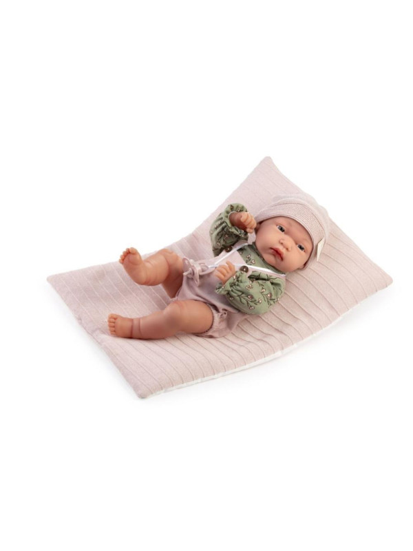 Lalka Toneta z poduszką Antonio Juan 60151 - Dziewczynka, 33 cm, Brzuszek: Winylowy, Kolor oczu: Niebieski