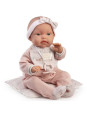 Lalka Toneta z_elastycznym_tułowiem z poduszką Antonio Juan 70366 - Dziewczynka, 34 cm, Brzuszek: Miękki, Kolor oczu: Niebies