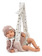 Lalka Reborn_Baby_Love kolekcjonerska z nosidłem Antonio Juan 82403 - 50 cm, Brzuszek: Miękki, Kolor oczu: Brązowy