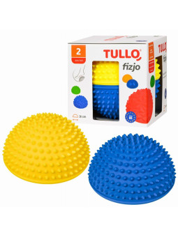 Zestaw półkul sensorycznych 2szt Żółto-Niebieska