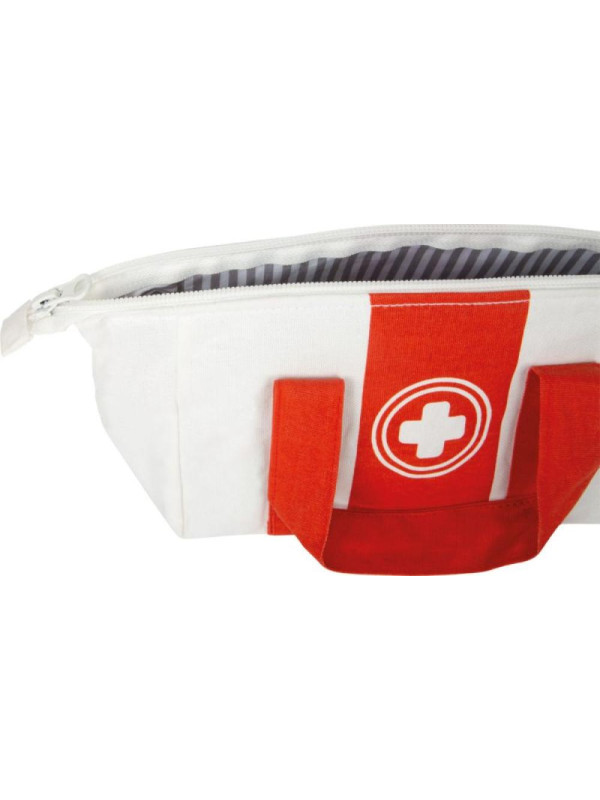 Torba lekarska dla dzieci z akcesoriami czerwona Small Foot